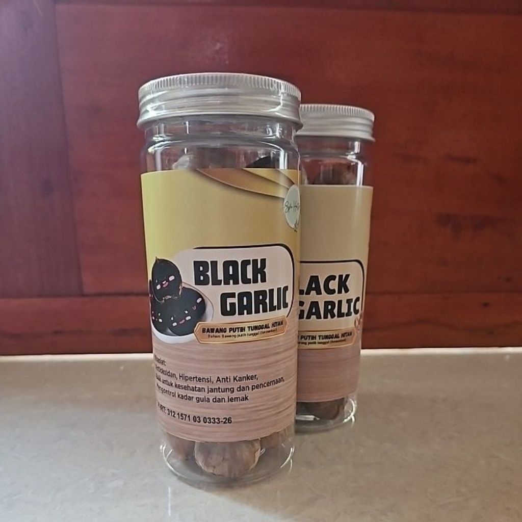 

black garlic / Bawang hitam tunggal / bawang fermentasi. Spinhealthy. 200gr
