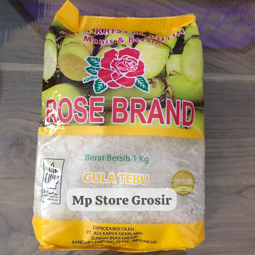 

Gula Rose Brand 1 kg 1pcs Kemasan Kuning