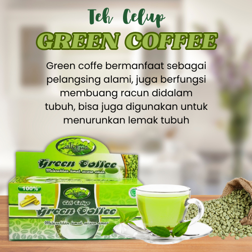 

TEH CELUP GREEN COFFEE 20 KANTONG BANTUT MENURUNKAN BERAT BADAN DAN MEGURANGI NAFSU MAKAN