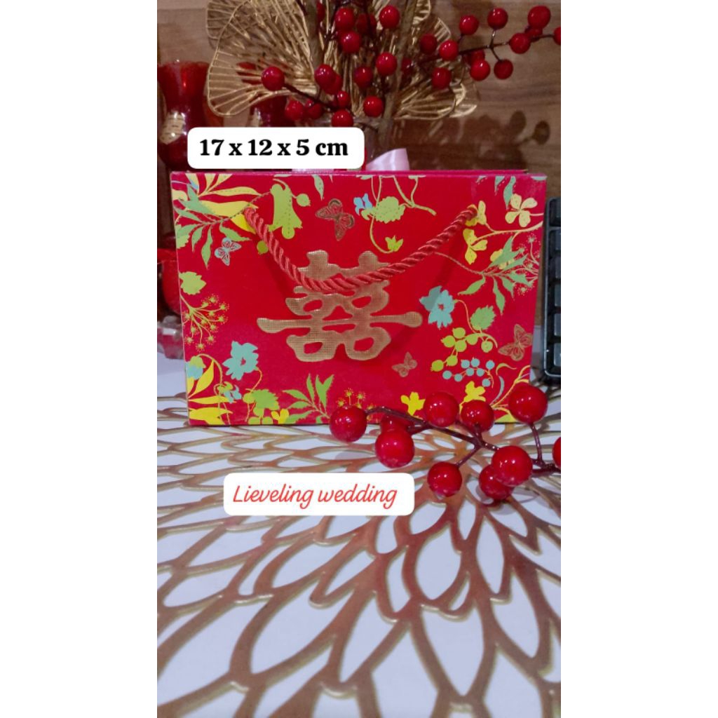 

lieveling paperbag shuangxi,kotak tutup untuk sangjit tingjing teapai souvernir