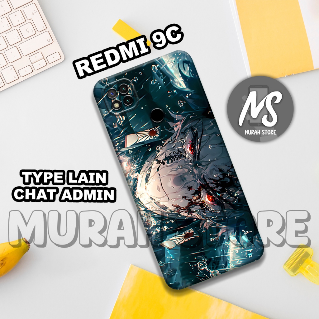 Softcase Karet REDMI 9C/MS11/Motif ANIME/Case REDMI 9C/Silikon REDMI 9C