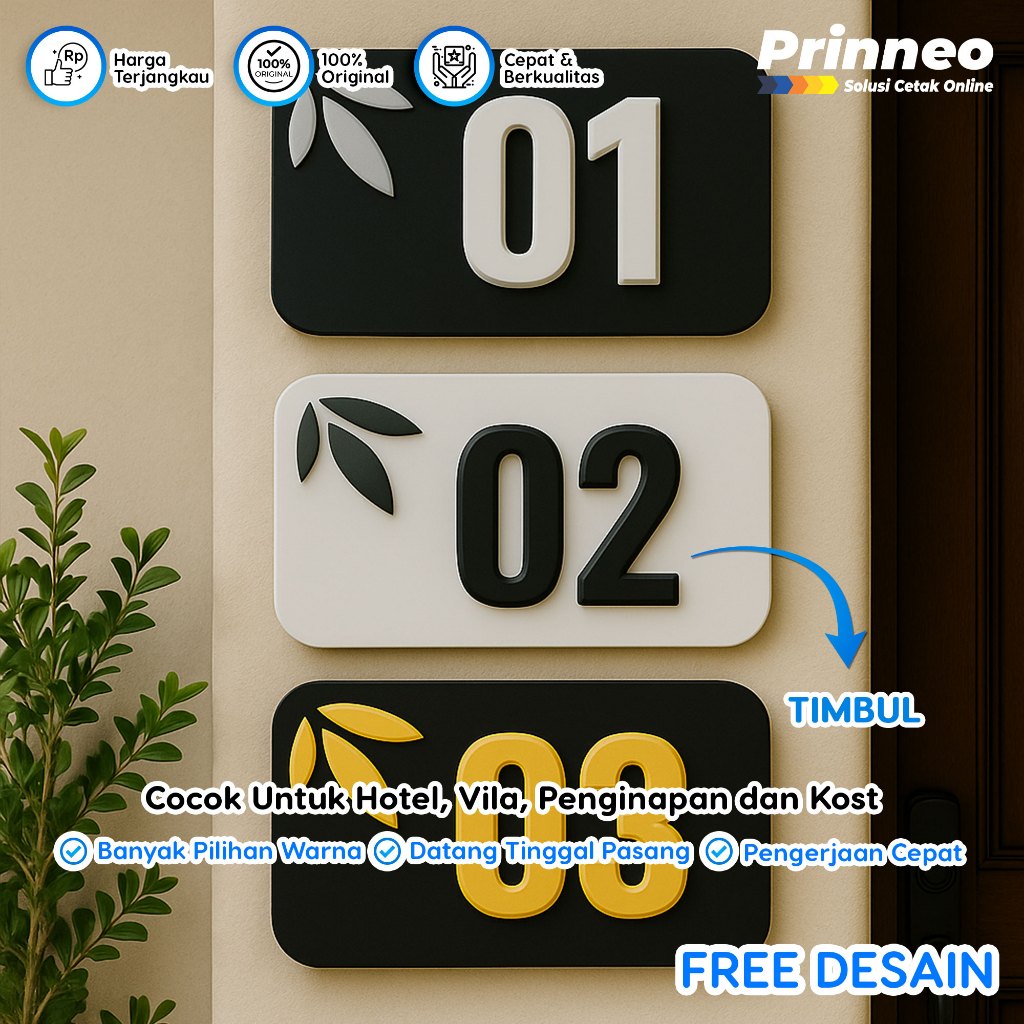 PREMIUM TERMURAH , NOMOR RUMAH AKRILIK, NOMOR RUMAH AESTHETIC, NOMOR RUMAH TEMPEL DINDING, NOMOR