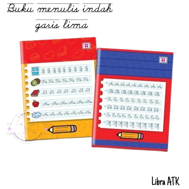 

Buku Halus Merk Tiara 1pcs - Buku Garis 5