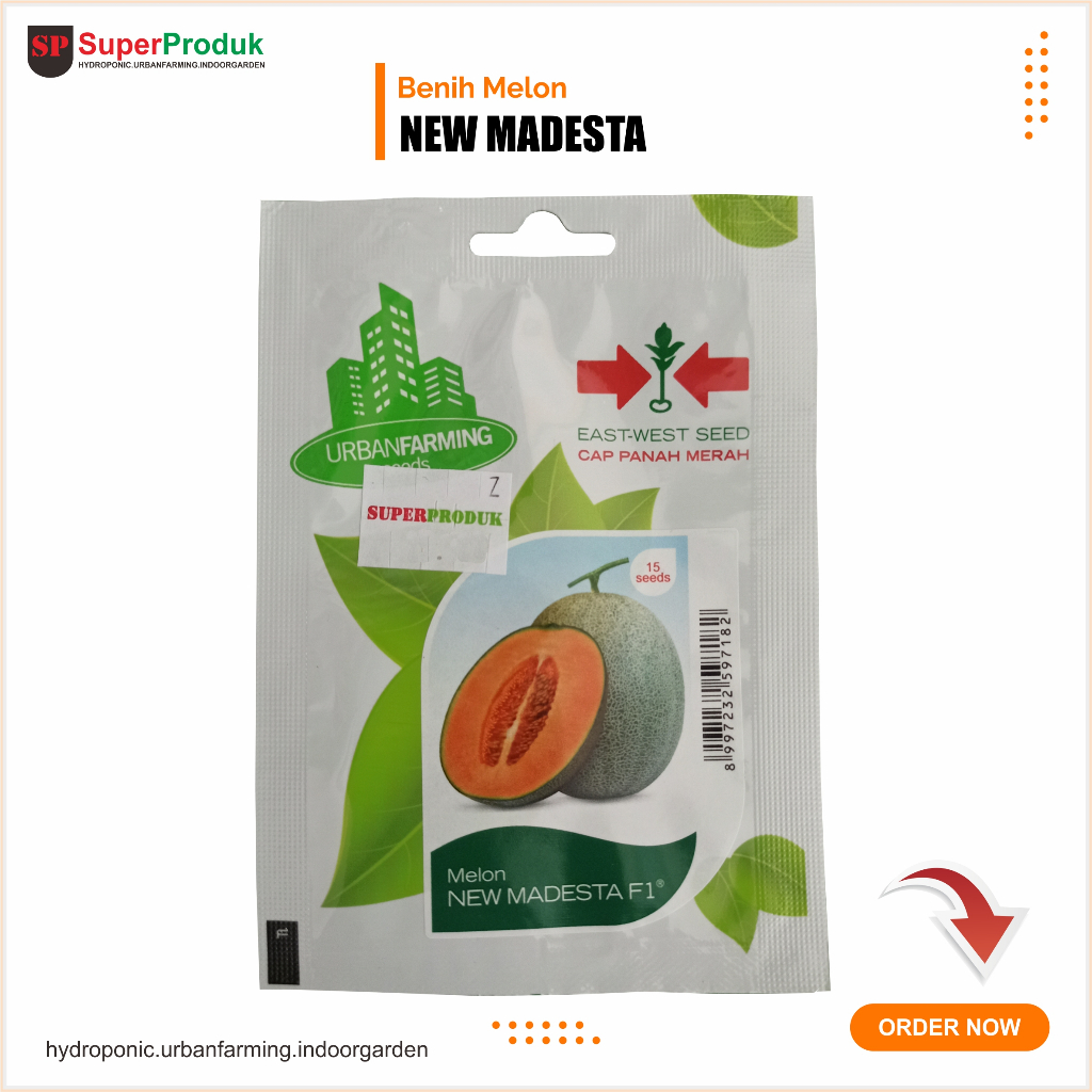 Benih Melon New Madesta - rock melon - melon cantalope isi 15 biji