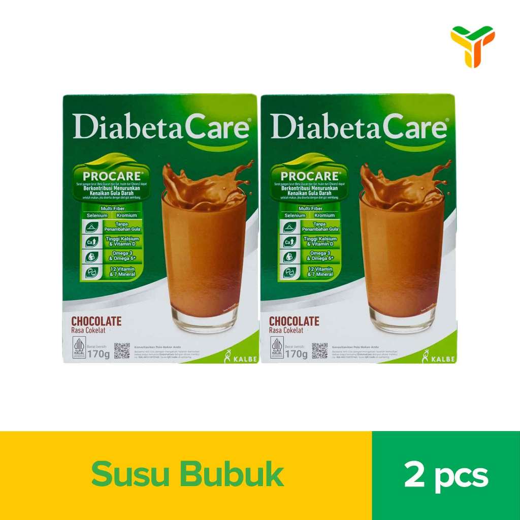 

2Pcs Diabetacare Coklat 170Gram