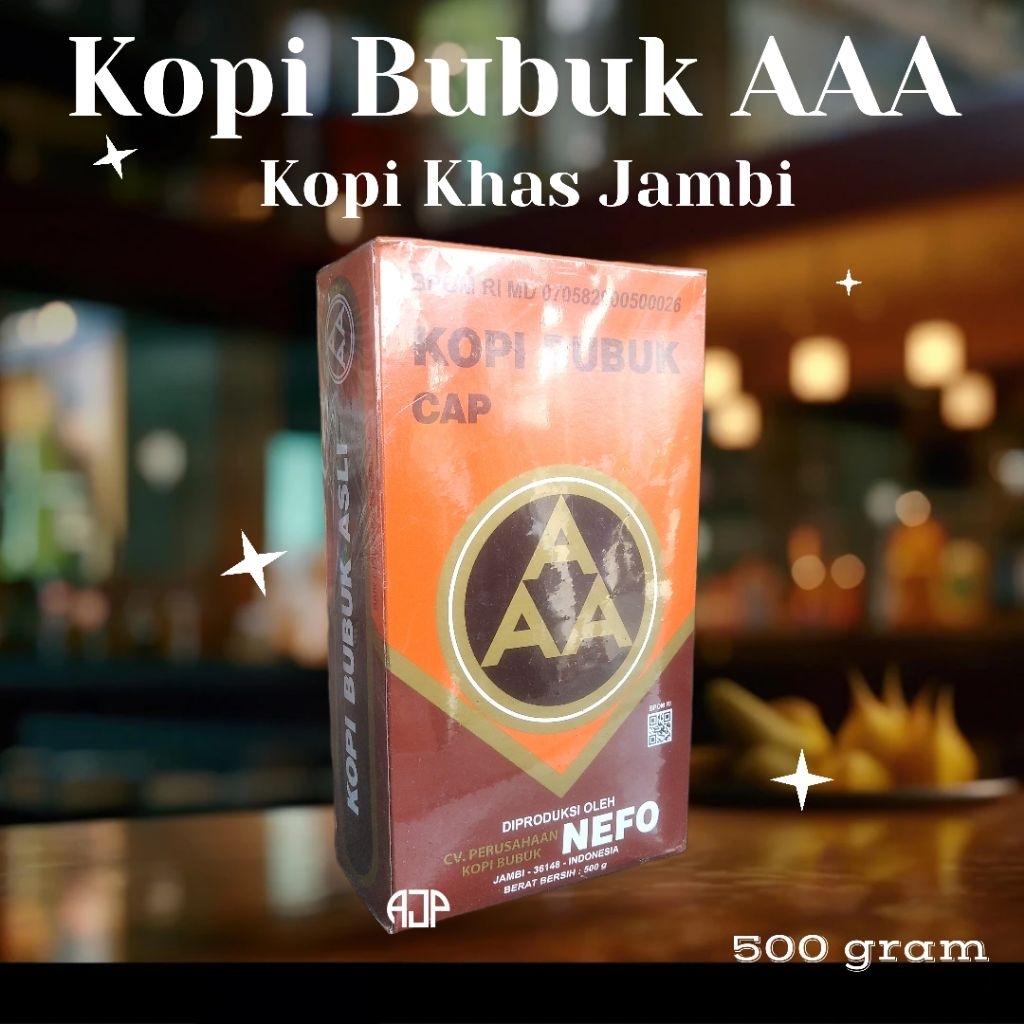 

Kopi AAA Kopi Bubuk Khas Jambi | 500 gr
