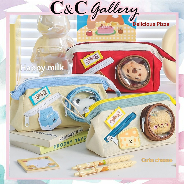 

TEMPAT PENSIL CUTE CMR COLORFUL / PENCIL CASE LUCU CMR / KOTAK PENSIL