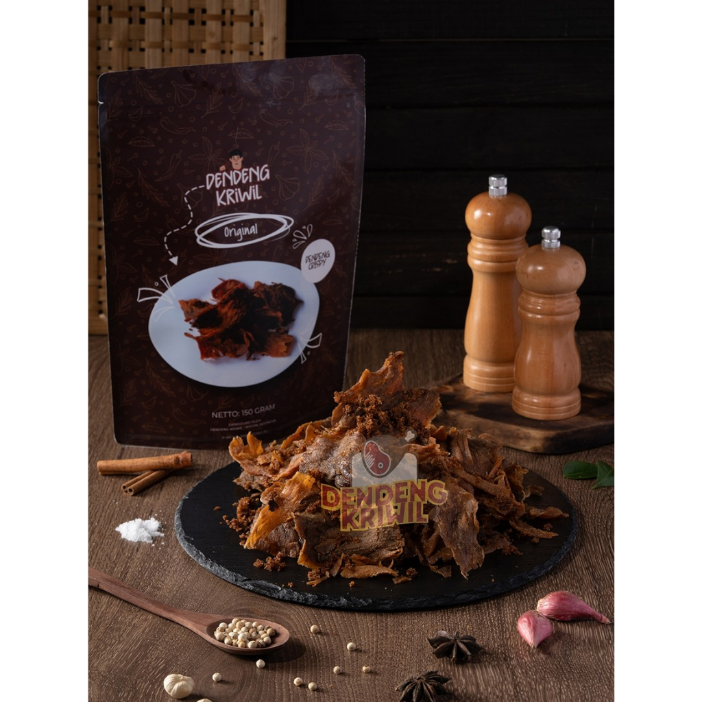 Dendeng Sapi Kering Krispi Original 150gr – Cemilan Sapi Kering Gurih | Dendeng Kriwil