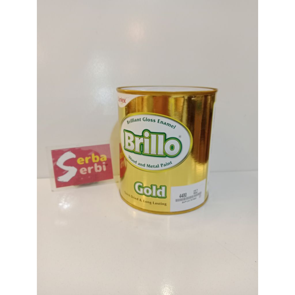 

-0.9LTR METALLIC BRILLO-Cat minyak metalik kayu besi