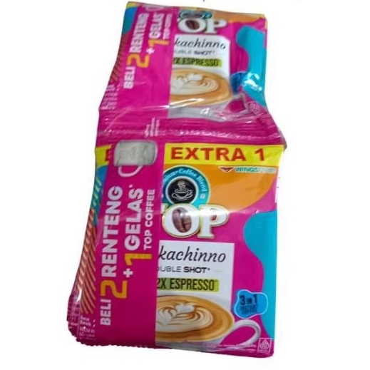 

Top coffe mokachinno expresso 1 renteng isi 15 bungkus