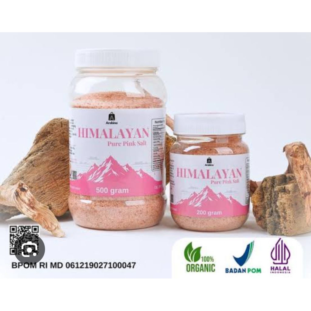 

Garam Himalaya (Himalayan Pure Pink Salt) dalam kemasan 500 gram