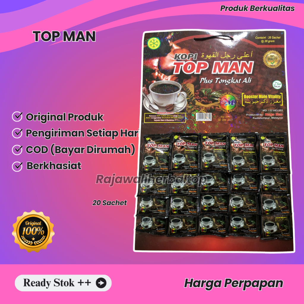 

KOPI TOP MAN PAPAN ORIGINAL 100%