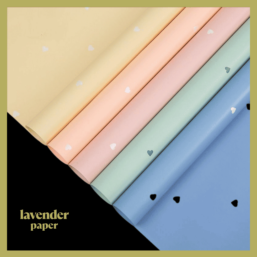 

Kertas Buket Bunga Motif LOVE Polkalove Cellophane Flower Wrapping Paper LOVE KB058