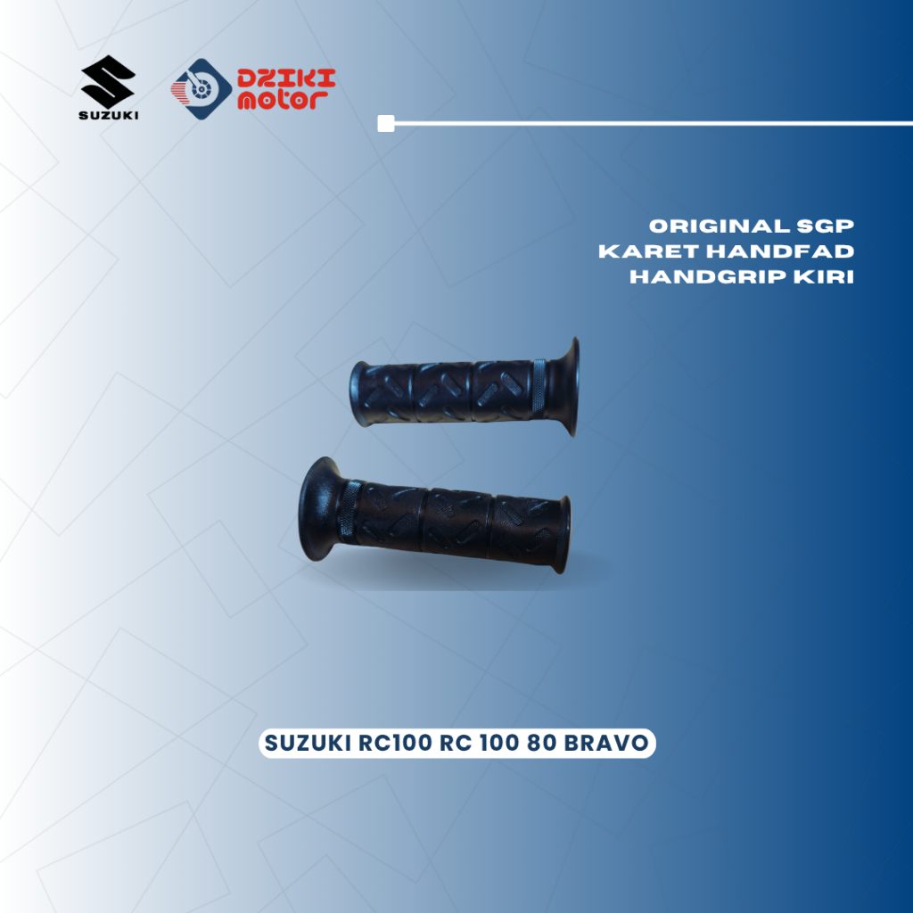 Original SGP Karet Handfad Handgrip Kiri Suzuki Rc100 RC 100 80 Bravo