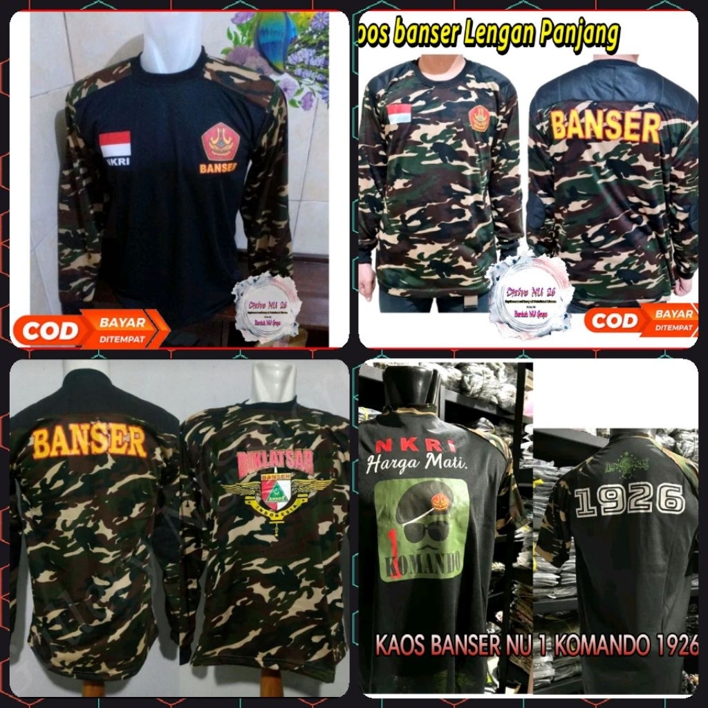Kaos BANSER nasional | KAOS BUSA BANSER |KAOS LORENG BANSER