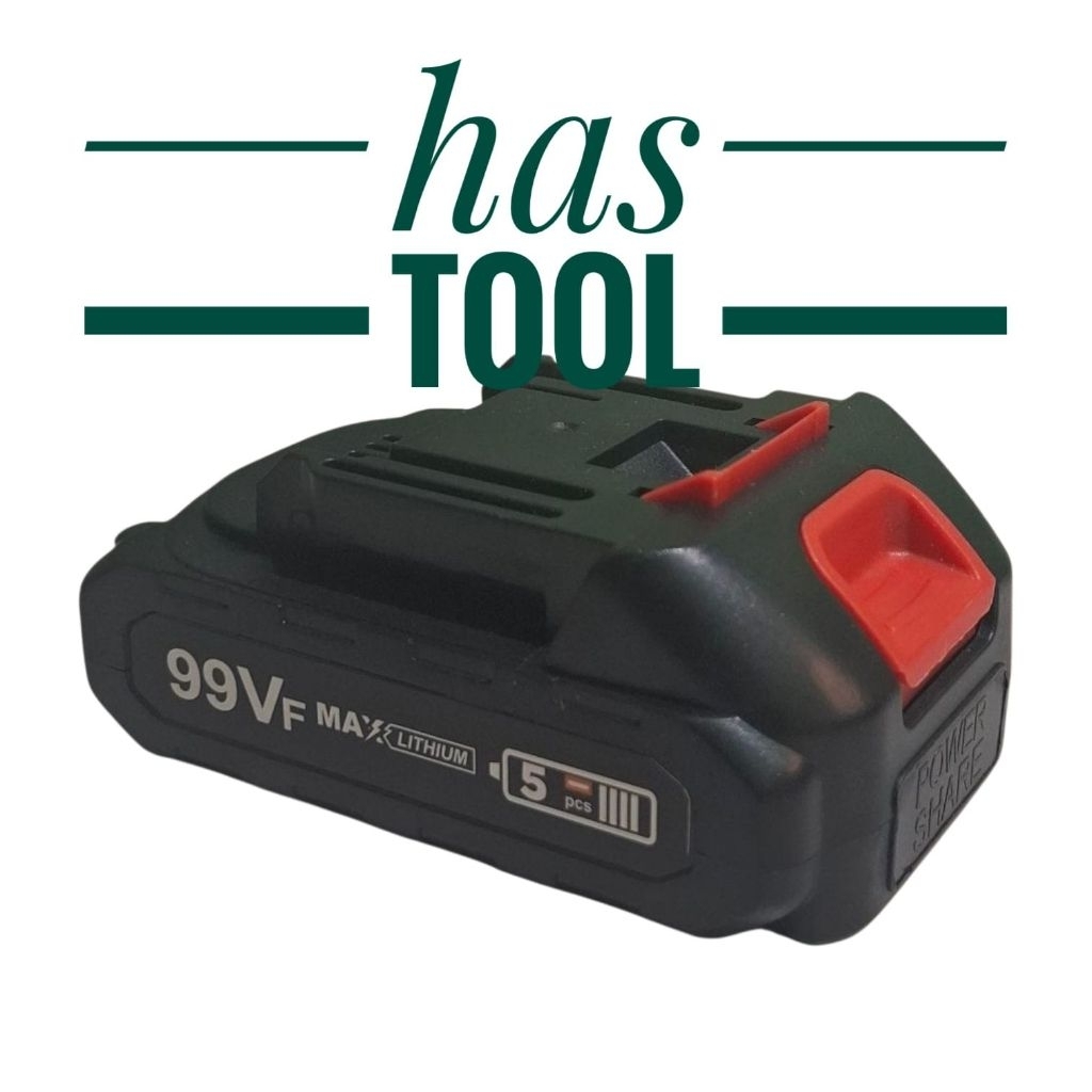 BATERAI IMPACT WRENCH CORDLESS APR 99VF BATRE BOR IMPACT GERINDA APR 99VF 5CELL