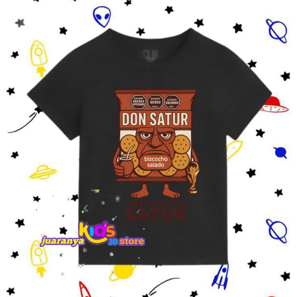 Kaos anak - Don satur - Karakter kaos anak - Don Satur