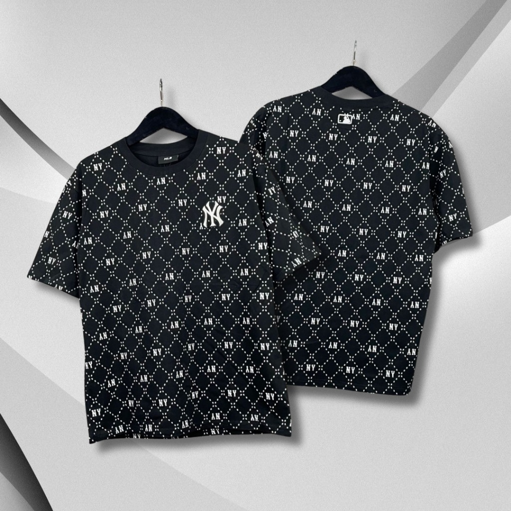 Baju Kaos MLB-341 NY Yankess Big Logo Cotton T-Shirt Baju Kaos Pria & Wanita Unisex MLB-341 NY Yanke