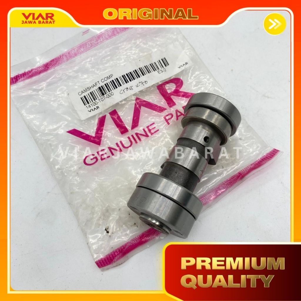 Noken As Viar Cross X 70cc / Camshaft Viar Cross X 70cc / Sparepart Original Viar 14100-T07-000
