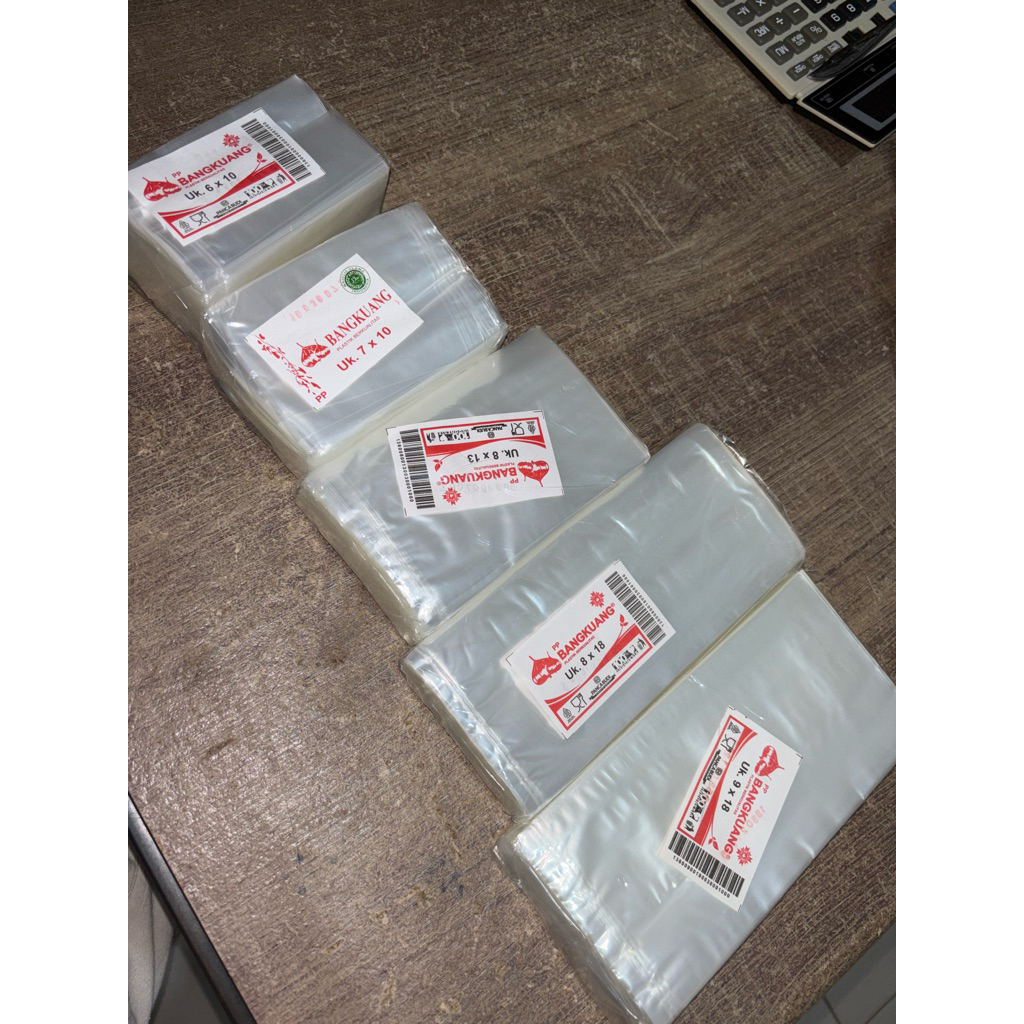 Kantong Plastik PP Bangkuang / kantong bening pp bengkuang
