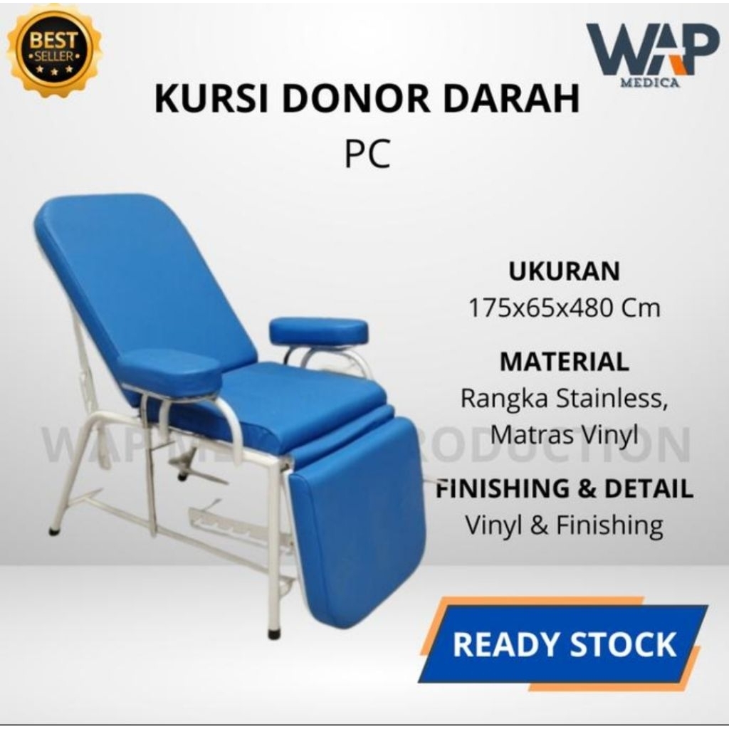 KURSI DONOR DARAH RUMAH SAKIT / KURSI DONOR BESI