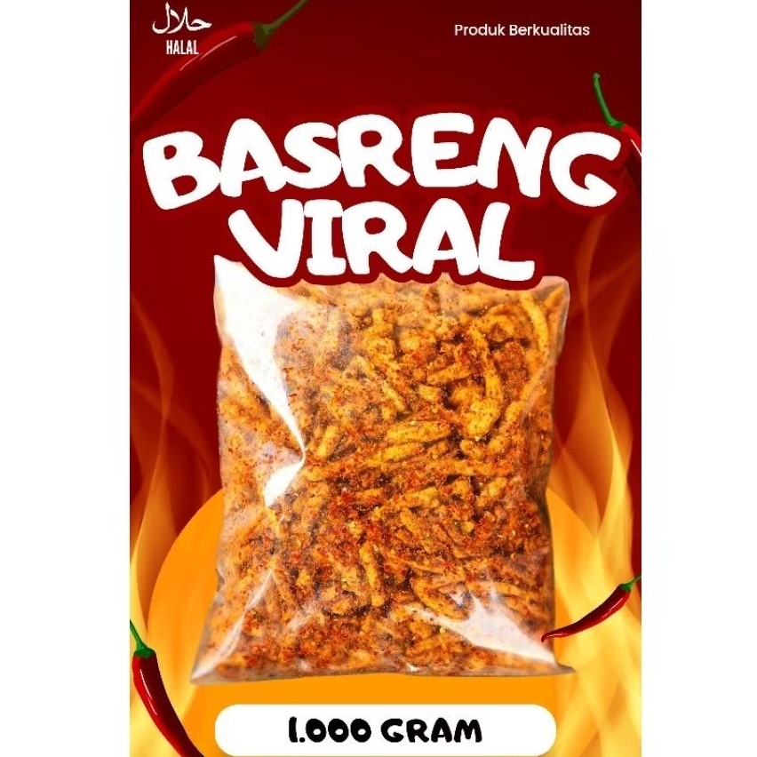 

Basreng Pedas Daun Jeruk Original 30rb Sultan Cianjur Viral Fyp Cemilan Enak Renyah Krispi Kriuk COD