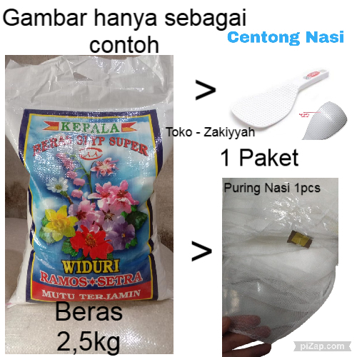 

Beras 2,5kg + Centeng + Puring Nasi Beras Kualitas Medium