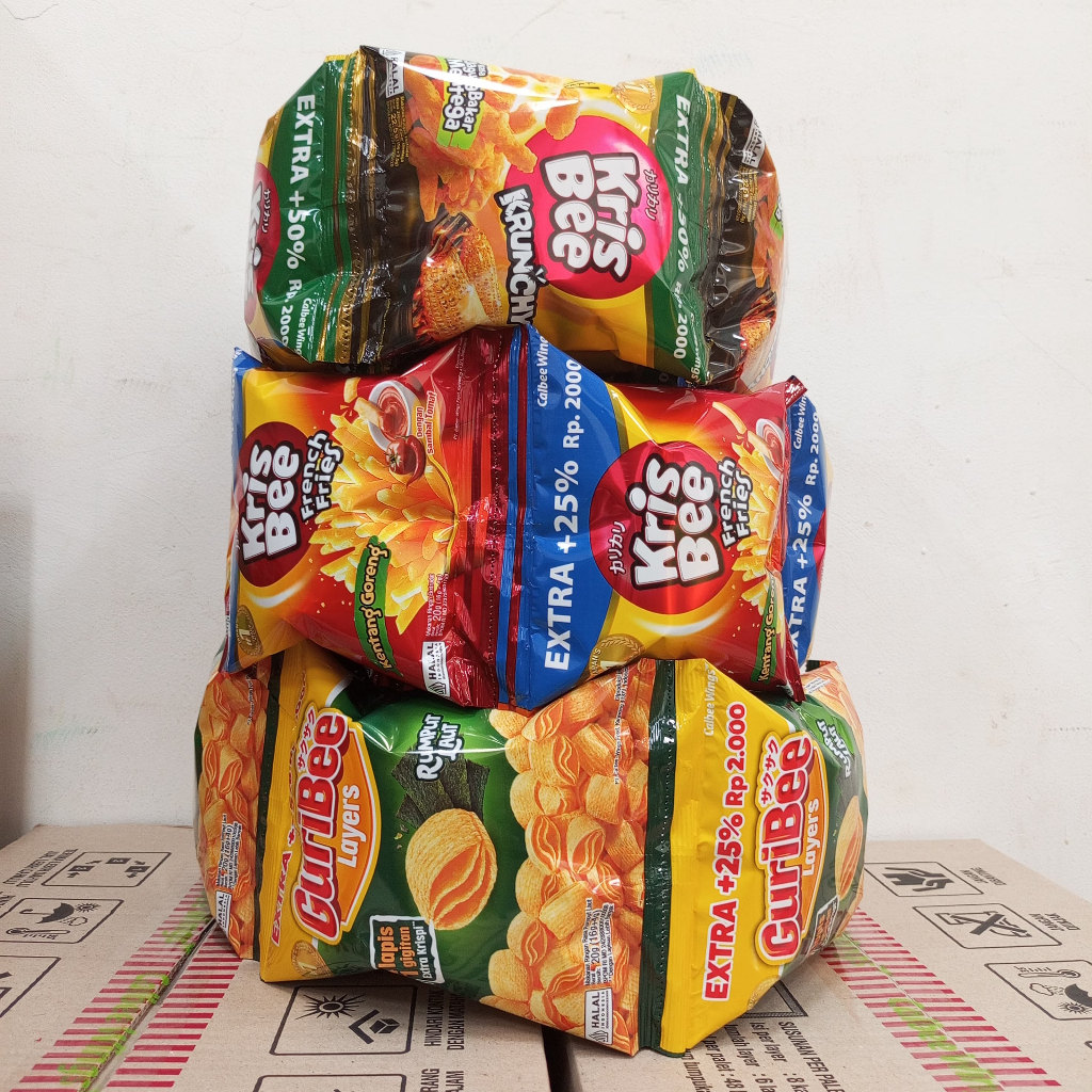 

[GSSNACK] 1 RENCENG GURIBEE KRISBEE FRENCH FRIES KRUNCHY 2RBAN CIKI SNACK KERING