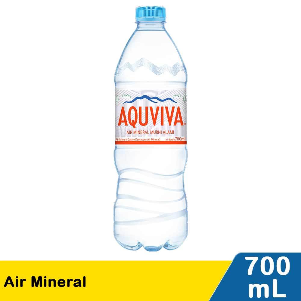 

AQUVIVA air mineral murni alami botol 700ml/ 1 X 700ml/ 6 X 700ml