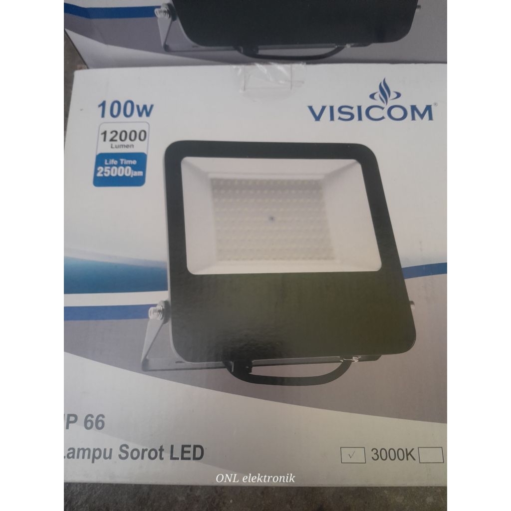 lampu led sorot visicom 100 watt