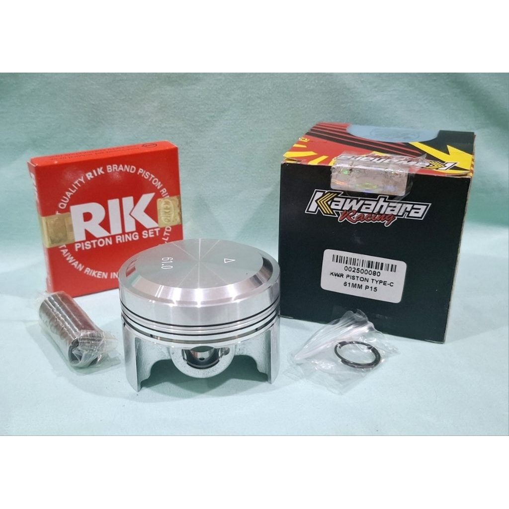 Piston Kit / Seher Kawahara ukuran 61 pen 15