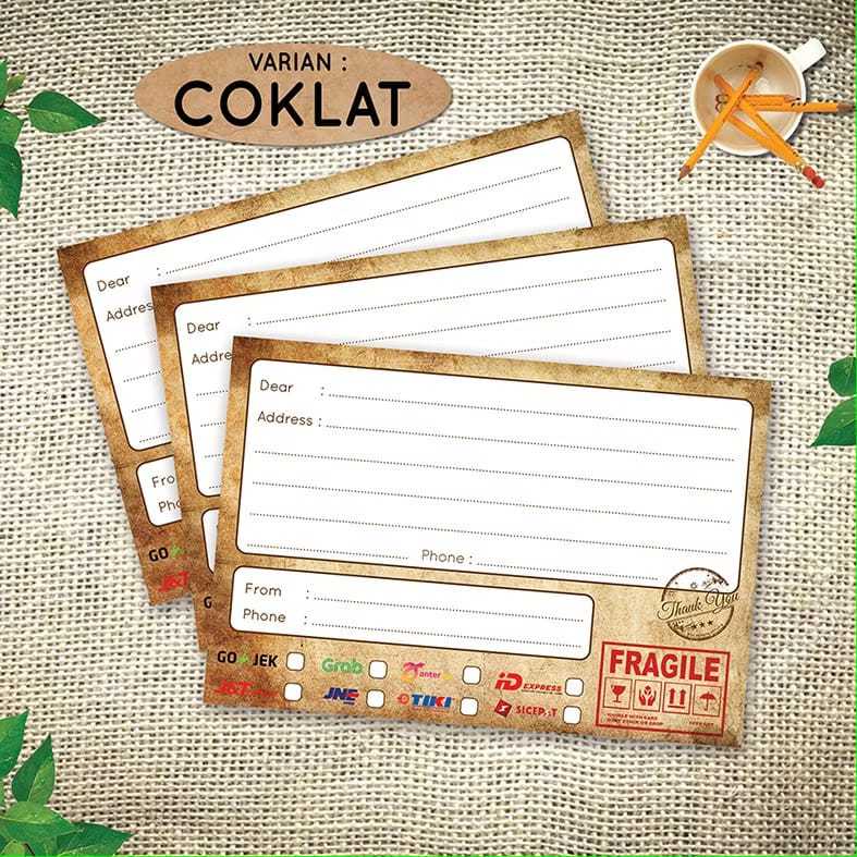 

STICKER OLSHOP Stiker Size Besar Alamat Pengiriman Olshop - Sticker Shipping Label Online Shop 11x7,5cm