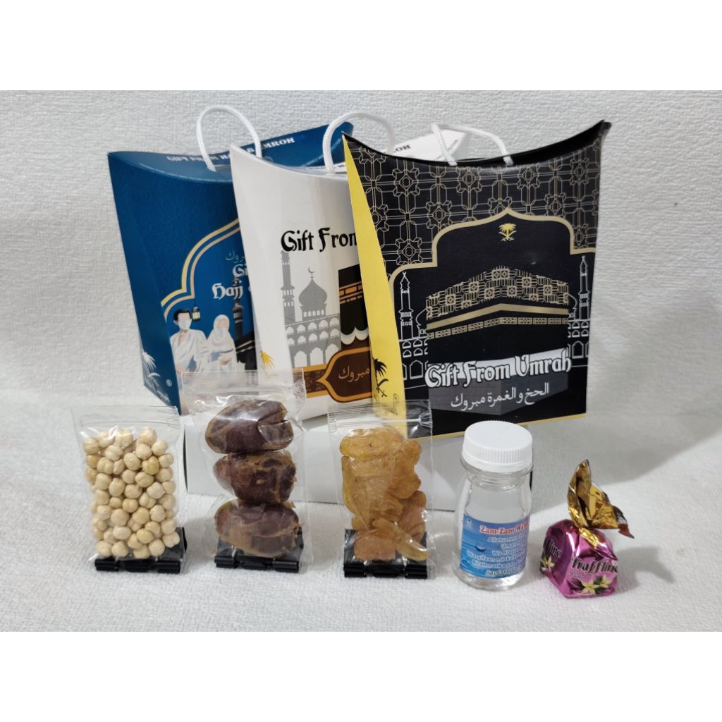 

Paket Gift Oleh2 Haji & Umroh 20 Pack - Hemat Ekonomis