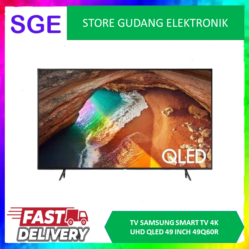 TV SAMSUNG QLED 49Q60R QA49Q60R 49Q60 49Q60RAK 49 INCH UHD 4K SMART TV