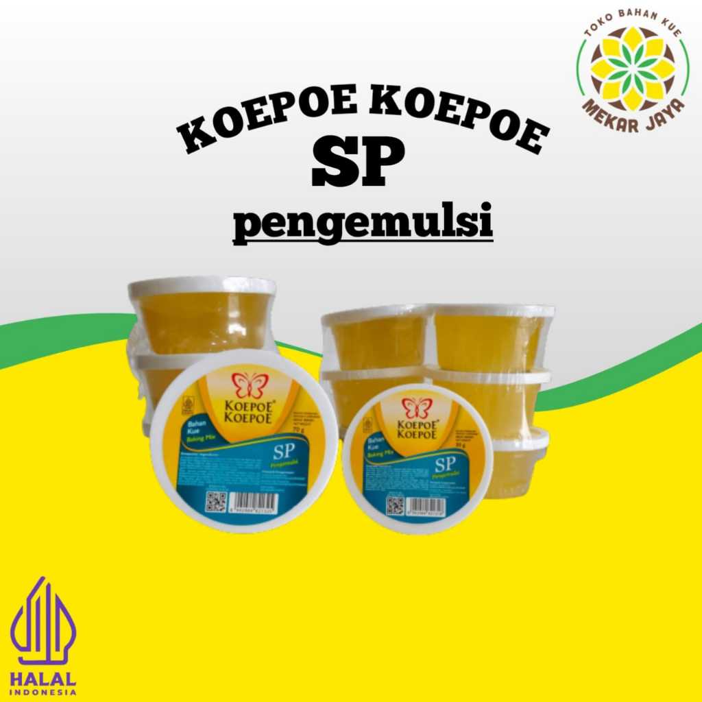 

Koepoe SP Pengemulsi 70g / sp koepoe koepoe 30g