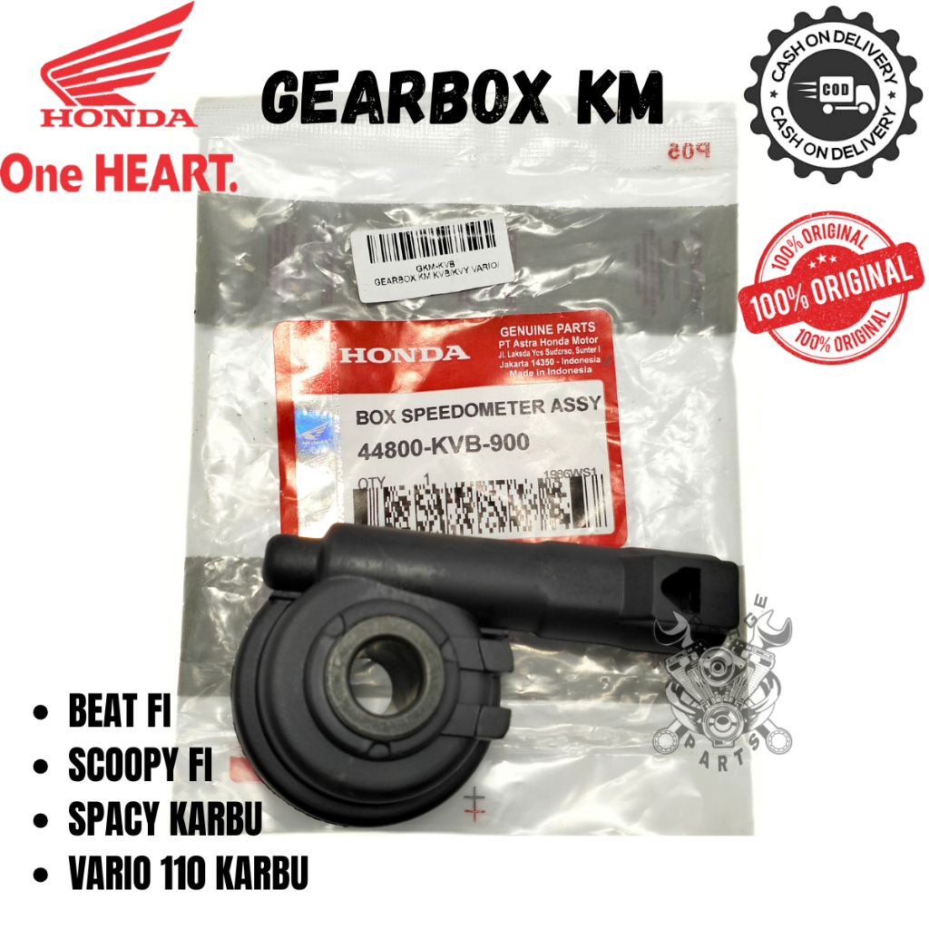 GEARBOX KM HONDA KVB BEAT FI ESP VARIO 110 OLD SPACY KARBU SCOOPY INJEKSI GEAR BOK ASLI ORI HAM HGP