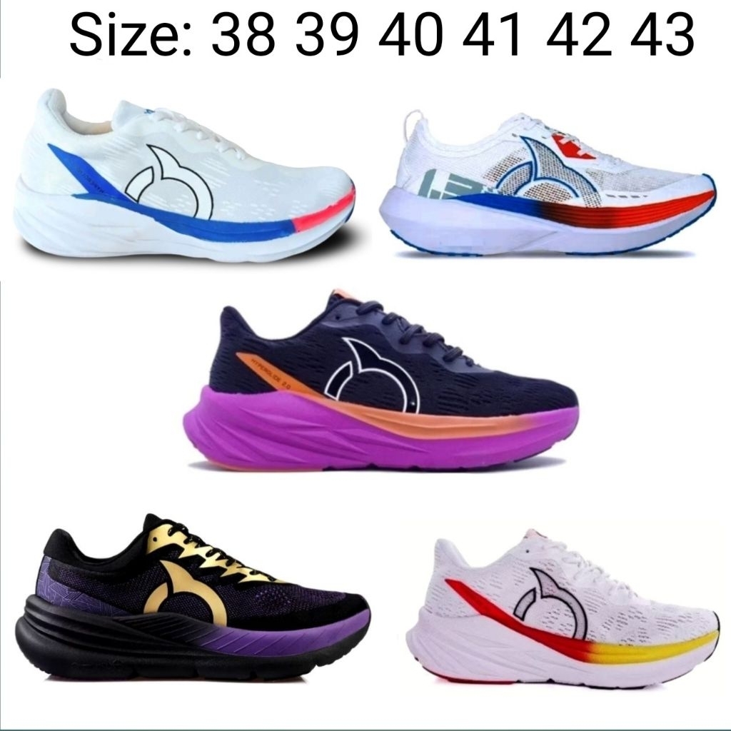 Sepatu Running Hyperglide 2.0 .HG / ortuseight / Marvel / Hyperglide / hitam ungu / hitam putih / pu