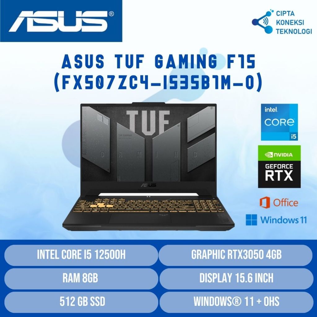 Laptop ASUS TUF GAMING F15 (FX507ZC4-I535B1M-OM)