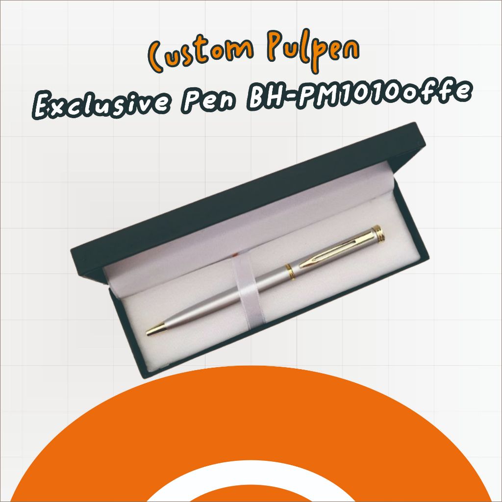 

Pulpen Promosi Custom Free Cetak Nama Dan Logo| Cetak Grafir | Pulpen Souvenir Merchandise - Exclusive Pen BH-PM1010
