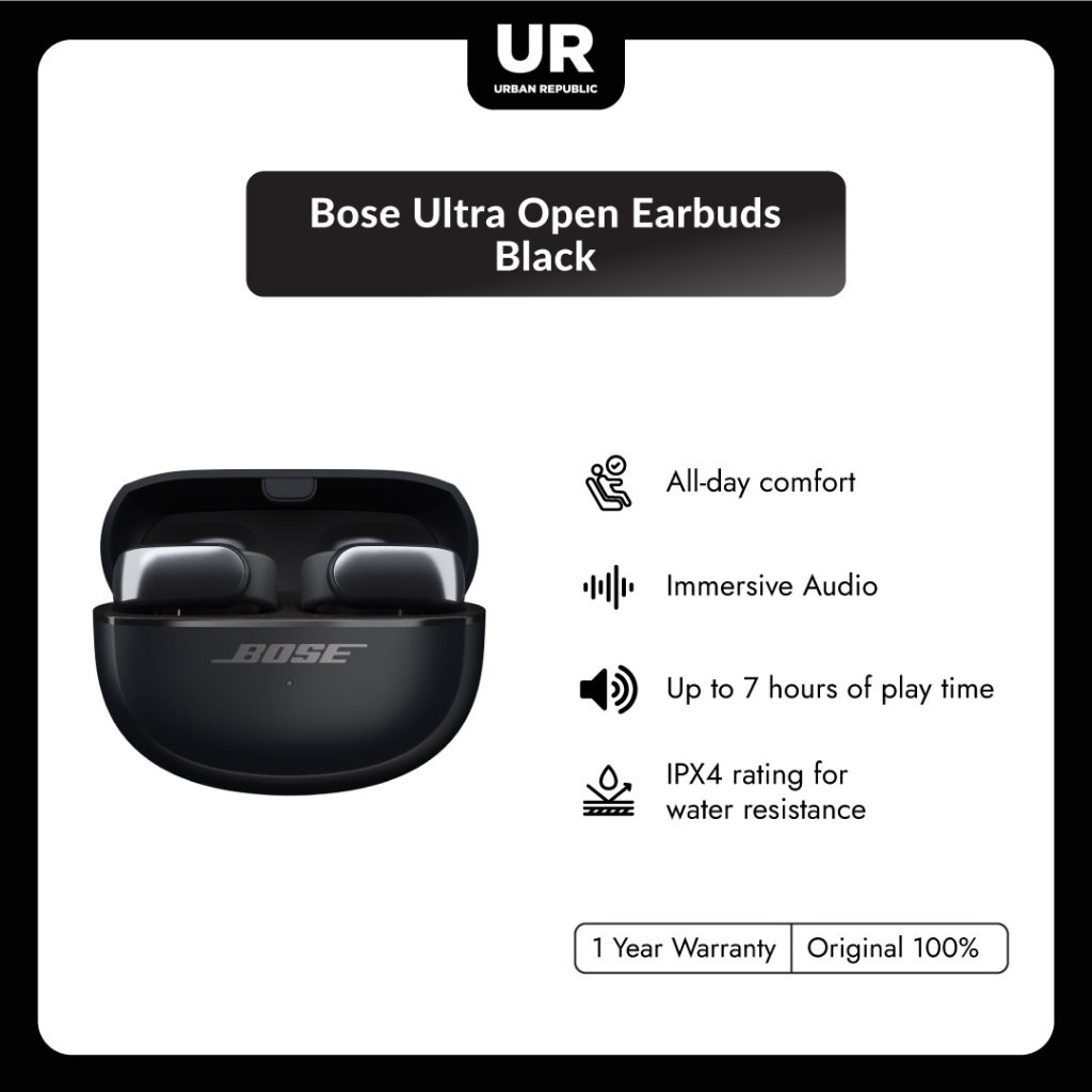 Bose Ultra Open Earbuds - Black