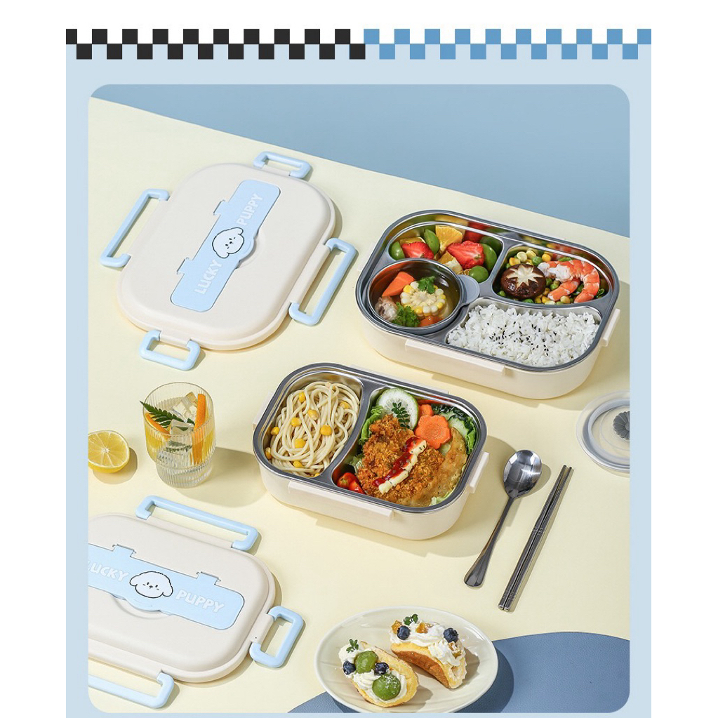 Kotak Makan Lunch Box Stainless 304