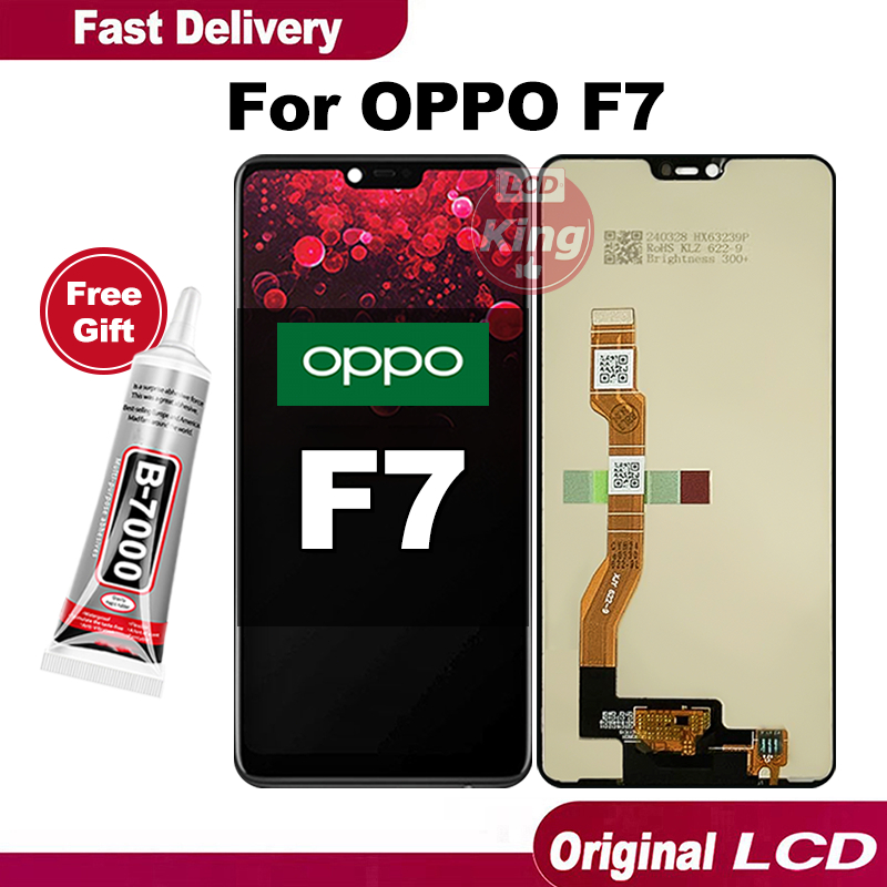 LCD FOR OPPO F7 Fullset TOUCHSCREEN Ori Compatible For Glass Touch Screen Digitizer Asli