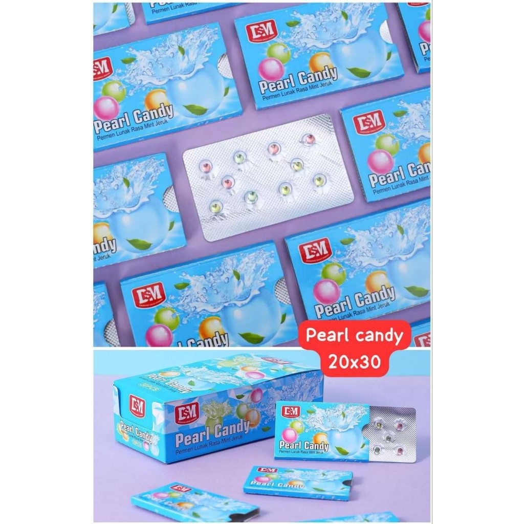 

permen mint pearl candy dsm 30 pcs