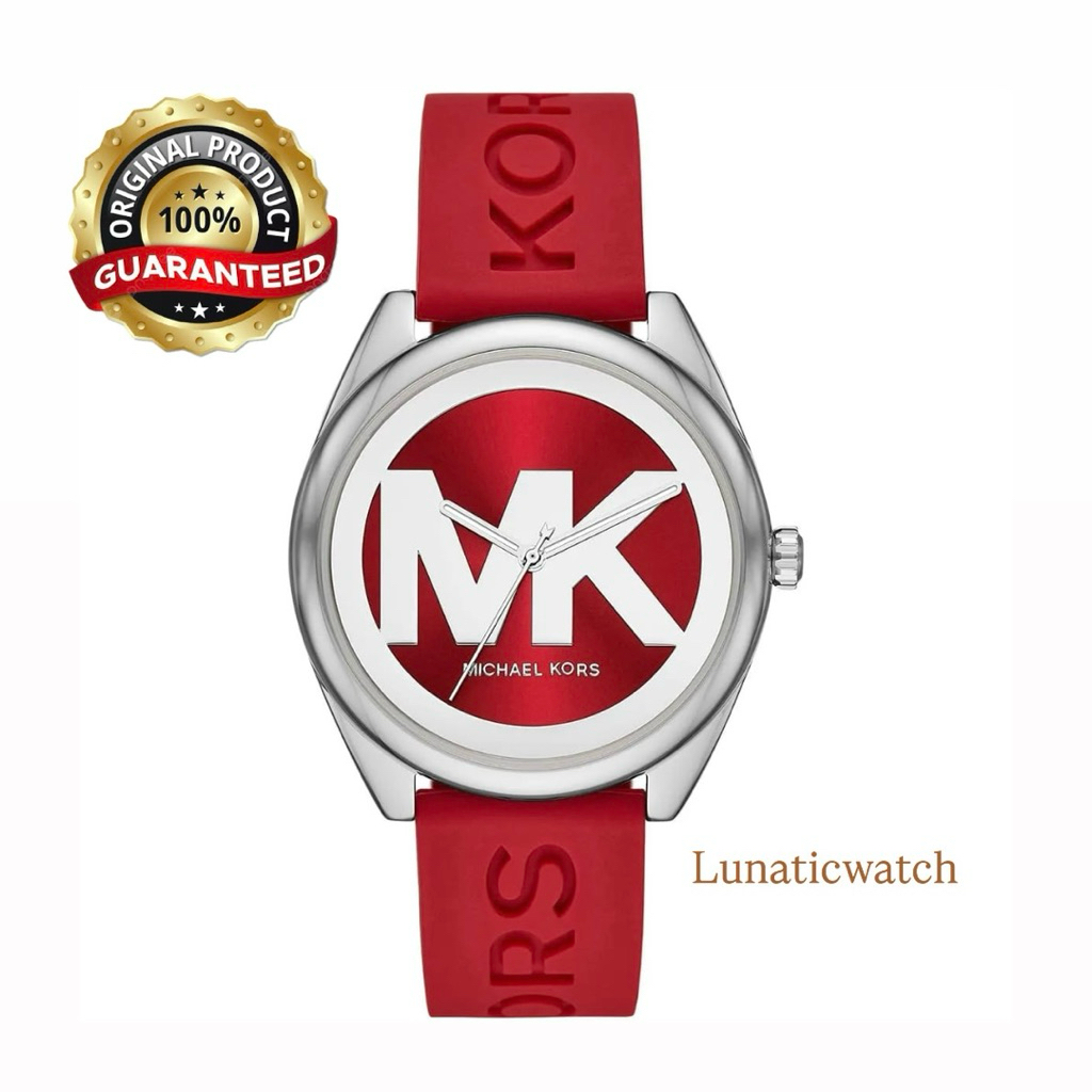 Jam Wanita ORIGINAL MICHAEL KORS MK 7144 STRAP RUBBER