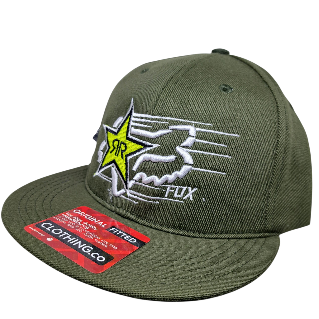 TOPI SNAPBACK RACING FOX FULL BORDIR