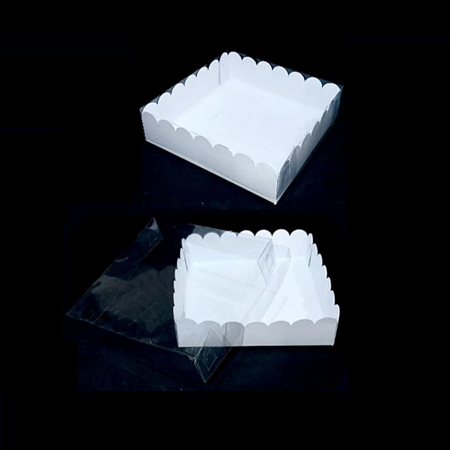 

Dus Marmer Cake Putih Polos Box Kotak Full Mika Ukuran 18x18x6cm Packaging Brownies Pudding