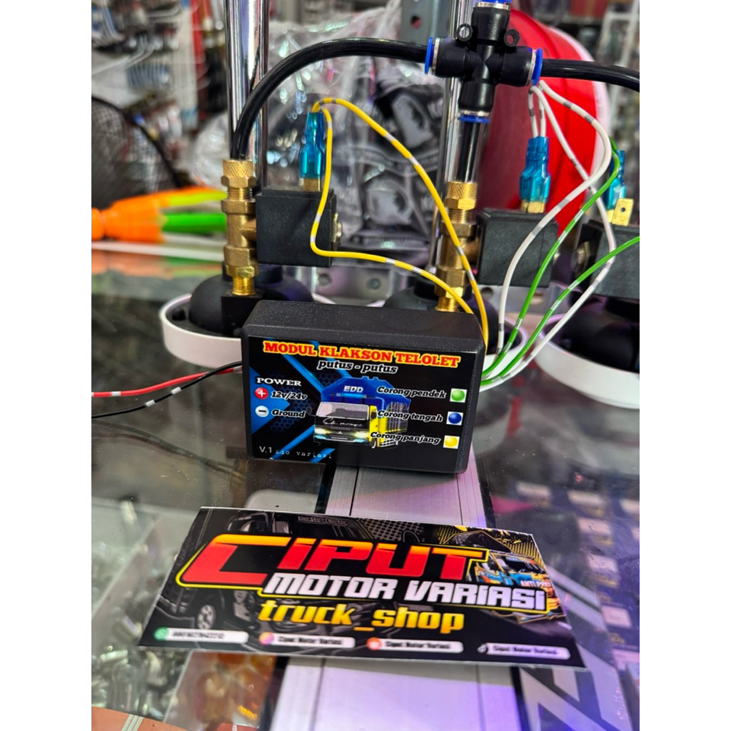 Modul Putus Putus Klakson Telolet 3 Corong ala Marco Italy 12/24Volt