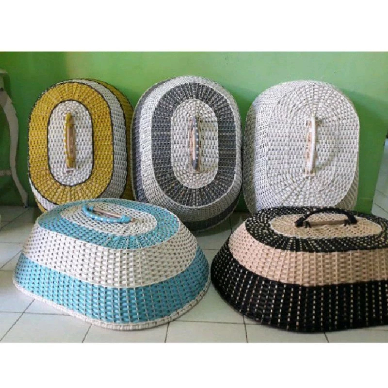 Tudung Saji Rotan Sintetis Ukuran Besar Penutup Makanan / Tudung Saji