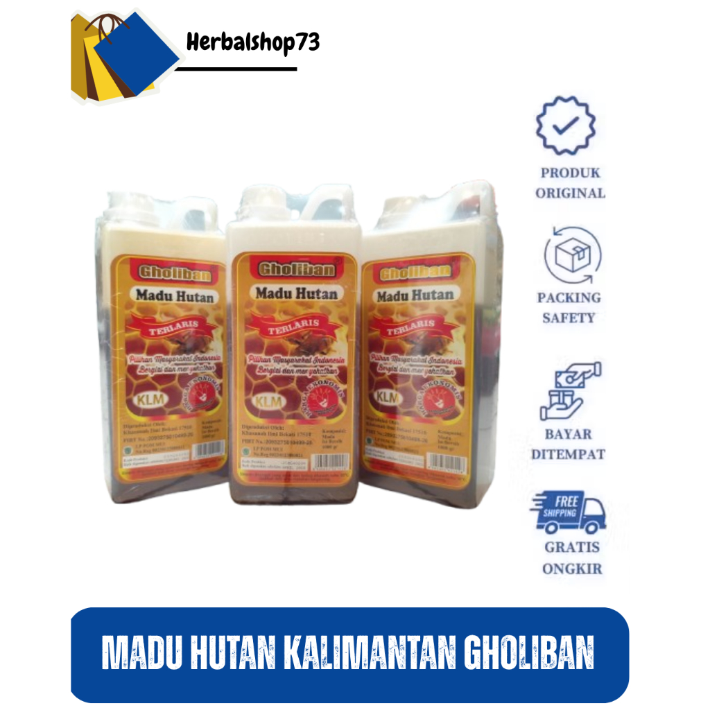 

Madu Hutan Asli Tanpa Campuran | Madu Gholiban Kalimantan 1kg | Madu asli 100%