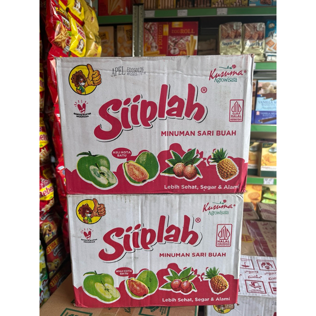 

siiplah minuman sari buah 120ml isi 32